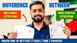 MOFA Apostille Attestation vs Simple MOFA Attestation Process | Latest MOFA Online Courier Method