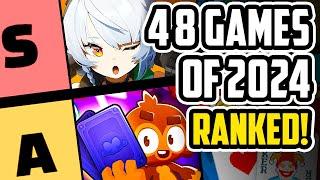 BEST MOBILE GAMES OF 2024 TIER LIST | 48 MOST IMPACTFUL ANDROID & iOS GAMES OF THE YEAR!