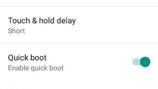 How to Enable Quick boot on Android Devices 