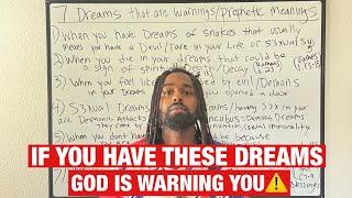 7 Dreams Indicating God Is Warning You | Prophetic Dreams And Visions