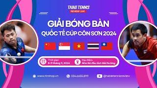 LIVE 2 - CK Đ.Đ Nữ - tp Hồ Chí Minh vs Quảng Tây - Giải bóng bàn quốc tế cup Côn Sơn 2024