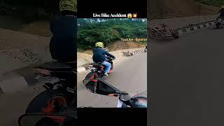 Live Bike Accident  #shorts #rider #bikeride #crash #accident #viral #motovlog #bikelife