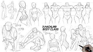 1H ANATOMY - BODY - POSE CLASS