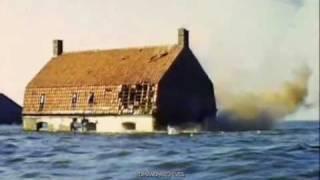 1944 Allies Flood  Dutch Island Bombing the Dikes!