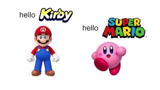 mario meets kirby