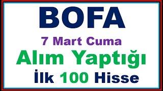 7 Mart #BOFA'nın Alım Yaptığı İlk 100 Hisse #halkaarz #bist100 #borsa #borsaistanbul #bistarz