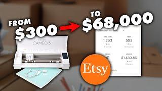 Starting with a $300 Cameo to Selling Over $68,000 on Etsy (Marketplace Bootcamp Review)