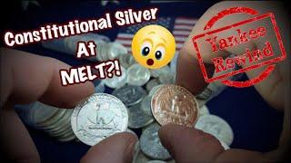 ⬅️ Yankee Rewind ⬅️...Incredible Constitutional Silver Score at Silver Melt Prices!