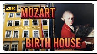 Mozarts Geburtshaus 4K - Salzburg, Austria - Birthplace of Wolfgang Amadeus Mozart