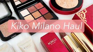 KIKO MILANO MAKEUP HAUL | Unboxing & Swatches | Dolce Diva, Holiday Fable, Eyeshadow Palette