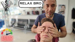 When Barber Says Relax, You RELAX!!! Head Massage ASMR