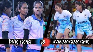 QF - 3 || KANNAGI NAGAR {VS} PKR GOBI || #singampunari || WOMEN'S KABADDI MATCH