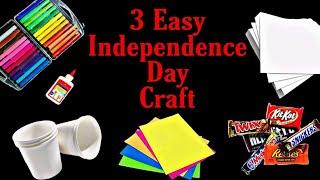 3 Easy Independence Day Craft Ideas / tricolour craft activity #trending #tricolor #schoolproject