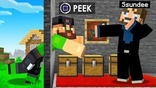 Using SPECTATOR Powers in Minecraft Hide and Seek