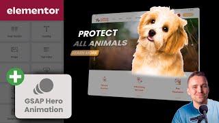 GSAP Hero Experience on Load - Elementor Flexbox Tutorial