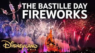 [4K] The Bastille Day Fireworks 2024 - Guinness World Records Drones Show - Disneyland Paris