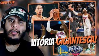 Sem Curry, Warriors mostra FORÇA do ELENCO e consegue VITÓRIA GIGANTESCA! / Warriors vs Pelicans