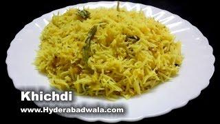 Khichdi with Masoor Dal Recipe Video – How to make Hyderabadi Khichdi – Easy and Simple (English)