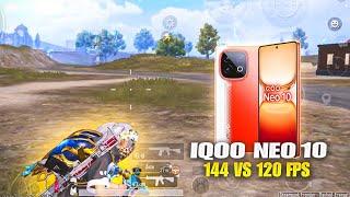 iqoo Neo 10 BGMI Test 120 fps Iqoo Neo 10 BGMI Gameplay iqoo Neo 10 graphics test