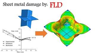 Using FLD damage for sheet metal forming in Abaqus