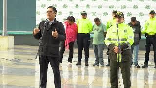 nuevas capturas en Bogotá por la secretaria de seguridad y la Policía Metropolitana