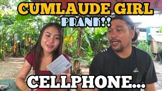 CELLPHONE PRANK GRABE MUNTIK MAIYAK CUMLAUDE GIRL