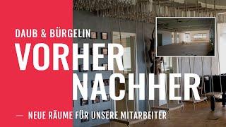 Neue Büroräume für unsere Mitarbeiter - Vorher - Nachher | Daub & Bürgelin (Steuerberater)