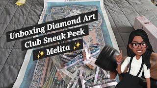 Unboxing Diamond Art Club Sneak Peek ️ Melita ️