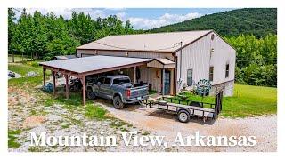 Land and Home for Sale | 7099 Highway 9 Mountain View, AR 72560 Walk Through