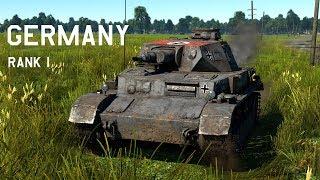 War Thunder: German ground forces Rank I- review and analysis