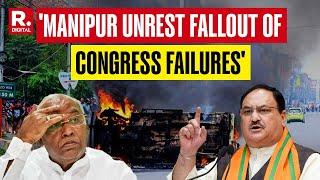 Manipur Unrest Latest News: JP Nadda's Big Charge At Congress, 'Unrest Fallout Of Congress Failures'