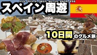 10日間グルメ旅/ スペインの良いところを寄せ集めた動画/ ご飯は頑張れば安い料理はまだまだある！/そしてどこで食べても美味い！