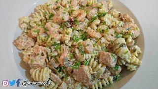 Food & The Single Guy - S.09.05 - AMARU's Salmon & Shrimp Pasta Salad