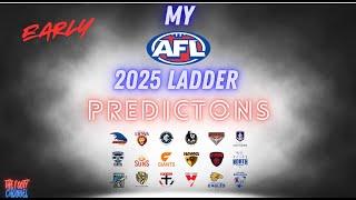 2025 AFL Ladder Predictions