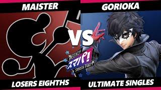 Sumapa 154 TOP 8 - Maister (Game & Watch) Vs. Gorioka (Joker) Smash Ultimate - SSBU