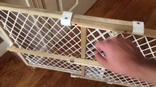 DIY Self Closing Spring Loaded Pet Baby Gate