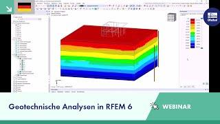 Geotechnische Analysen in RFEM 6