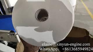 Fully automatic JRT Jumbo roll toilet paper log saw cutting machine