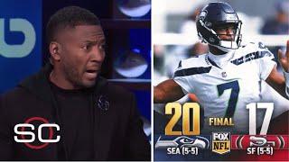 Geno Smith has sunk San Francisco! - Ryan Clark on Seahawks beat 49ers 20-17 in NFC West battle