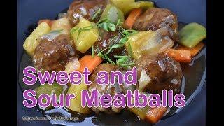 Sweet and Sour Meatballs | Delish PH