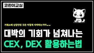 [1화-이론편] 상장되지 않은 코인 DEX 거래소에서 거래하는 법