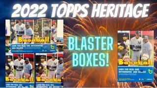 BOOM!2022 Topps Heritage Blaster Boxes! 2 Blasters Boxes Top RC Pull!