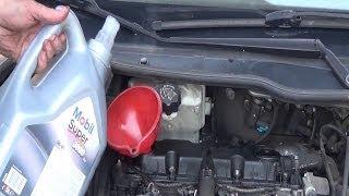 Oil filter change & engine oil change step by step