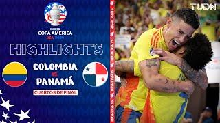 HIGHLIGHTS - | Colombia vs Panamá | Copa América 2024 - 4tos | TUDN