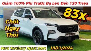 Giá Xe Ford Territory Sport 2024 Lại Tiếp Tục Giảm Mạnh Hơn 110 Triệu | Giá Xe Việt