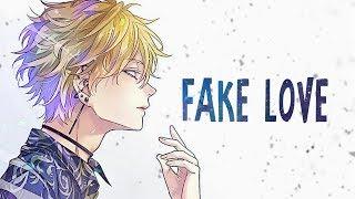 Nightcore - Fake Love (Lyrics)