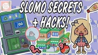 SLOMO SUPERMARKET  SECRETS + HACKS!  TOCA BOCA WORLD 