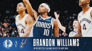 Brandon Williams (19 points) Highlights vs. San Antonio Spurs | March 12, 2025