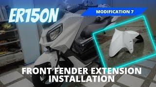 Modification 7 | Front Fender Extension | Easyrider 150n | Motorstar