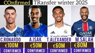 ALL CONFIRMED TRANSFER JANUALY TRANSFER WINDOW RASHFORD TO BARCERONA, VAN DJIK, RAPHINA